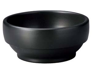 【まとめ買い10個セット品】 ミ601-698 超耐熱 黒スタッキングビビンバ18cm【キャンセル/返品不可】【ECJ】