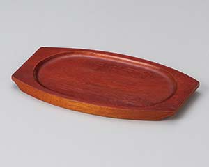 【まとめ買い10個セット品】 ワ605-428 スリ塗長丸木台T(170×90)【キャンセル/返品不可】【ECJ】