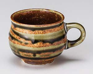 【まとめ買い10個セット品】 イ620-018 厚口コーヒーマグ織部渦【キャンセル/返品不可】【ECJ】