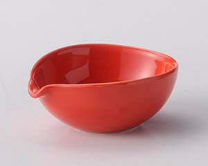 【まとめ買い10個セット品】 ロ623-318 カラー片口小鉢 レッド【キャンセル/返品不可】【ECJ】