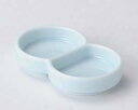 【まとめ買い10個セット品】 ロ624-088 青磁丸二品皿【キャンセル/返品不可】【ECJ】