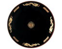 【まとめ買い10個セット品】 イ658-028 天目金彩竜 9.0皿【キャンセル/返品不可】【ECJ】