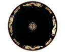 【まとめ買い10個セット品】 イ658-038 天目金彩竜 8.0皿【キャンセル/返品不可】【ECJ】