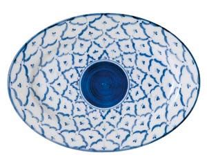 【まとめ買い10個セット品】 ハ661-088 チェンマイ 9インチプラター【キャンセル/返品不可】【ECJ】