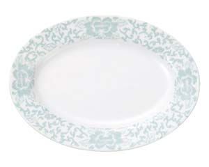 【まとめ買い10個セット品】 ホ656-088 ヒスイぼたん 9インチリムプラター【キャンセル/返品不可】【ECJ】