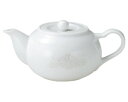 【まとめ買い10個セット品】 ア659-088A スーパーチャイナ華清(絵付) ティーポット(小)(白磁)【キャンセル/返品不可】【ECJ】