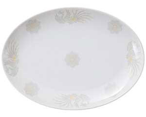 【まとめ買い10個セット品】 ツ665-718 北京(磁器) 12インチメタ玉プラター【キャンセル/返品不可】【ECJ】