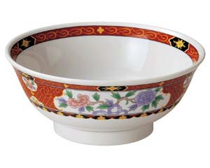 【まとめ買い10個セット品】 ト667-058 紅華祥 6.5高台丼【キャンセル/返品不可】【ECJ】
