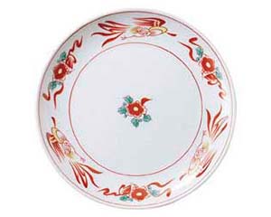 【まとめ買い10個セット品】 ホ666-158 花鳥 8インチ丸皿【キャンセル/返品不可】【ECJ】