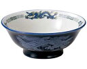 【まとめ買い10個セット品】 ホ672-068 ルリ白竜 7.0反高台丼【キャンセル/返品不可】【ECJ】
