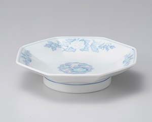 【まとめ買い10個セット品】 ア672-258 三色牡丹6.5八角高台皿【キャンセル/返品不可】【ECJ】