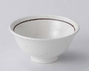 【まとめ買い10個セット品】 ネ673-318 粉引ラインスープ碗【キャンセル/返品不可】【ECJ】