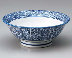 【まとめ買い10個セット品】 ホ675-028 たこ唐草6.5反高台丼【キャンセル/返品不可】【ECJ】