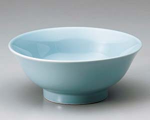 ア681-268 青磁6.5反高台丼【ECJ】
