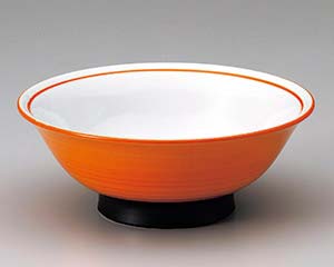 【まとめ買い10個セット品】 ホ677-078 染付朱巻6.5反高台丼(イングレ)【キャンセル/返品不可】【ECJ】