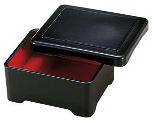 【まとめ買い10個セット品】 エ697-148 [TA]耐熱丼重 新木目黒内朱塗[洗]【キャンセル/返品不可】【ECJ】