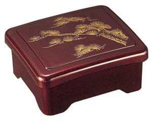 【まとめ買い10個セット品】 ヌ696-038 [A]光月丼重 溜パール松内朱【キャンセル/返品不可】【ECJ】