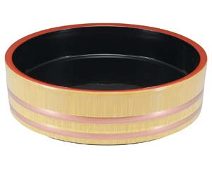 【まとめ買い10個セット品】 エ719-258 [A]D.X7.5寸盛込桶 紫檀帯金【キャンセル/返品不可】【ECJ】