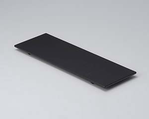 【まとめ買い10個セット品】 ワ740-138 長角黒盛器(小)【キャンセル/返品不可】【ECJ】