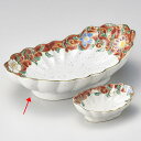 【まとめ買い10個セット品】和食器 ウ012-098 錦草花花菊型向付【ECJ】