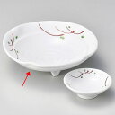 【まとめ買い10個セット品】和食器 ネ013-198 赤武蔵野 平向付【ECJ】