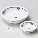 【まとめ買い10個セット品】和食器 ロ021-228 青い花 刺身鉢【ECJ】