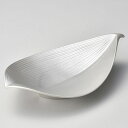 【まとめ買い10個セット品】和食器 ト025-118 シルバー葉型 8.5寸向付【ECJ】