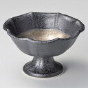 和食器 ツ054-158 本窯金彩4.0輪花高台小鉢【ECJ】