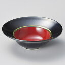 【まとめ買い10個セット品】和食器 ツ057-038 外黒赤うるし風丸小鉢【ECJ】