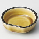 和食器 ロ088-158 黄瀬戸 片押豆千代口【ECJ】
