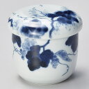 【まとめ買い10個セット品】和食器 ホ113-148 藍染ぶどうむし碗【ECJ】
