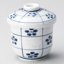 【まとめ買い10個セット品】和食器 ロ115-208 梨地市松梅 むし碗【ECJ】