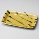 【まとめ買い10個セット品】和食器 ア169-028 黄交趾32.5cm長角皿【ECJ】