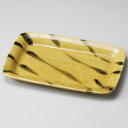 【まとめ買い10個セット品】和食器 ア169-038 黄交趾30cm長角皿【ECJ】