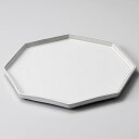 【まとめ買い10個セット品】和食器 ト200-028 KURO土たたら 八角皿 (中)【ECJ】