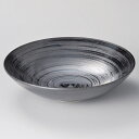 【まとめ買い10個セット品】和食器 ネ248-058 刷毛目銀彩尺鉢【ECJ】