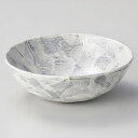 【まとめ買い10個セット品】和食器 ユ262-198 白刷毛タタキ盛鉢【ECJ】