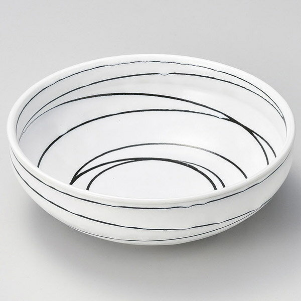 【まとめ買い10個セット品】和食器 ミ268-048 白天目うず潮 5.0ボール【ECJ】