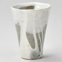 【まとめ買い10個セット品】和食器 メ274-018 粉引流しフリーカップ【ECJ】