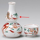 【まとめ買い10個セット品】和食器 ウ284-108 赤絵花鳥一号徳利【ECJ】