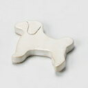 【まとめ買い10個セット品】和食器 ネ289-058 いぬ箸置き 白【ECJ】