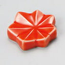 【まとめ買い10個セット品】和食器 ミ289-648 赤釉紅葉 箸置き【ECJ】