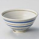 【まとめ買い10個セット品】和食器 ユ330-078 呉須こま筋反5.5丼【ECJ】