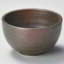 和食器 キ351-258 鉄砂吹 厚口4寸定食丼【ECJ】