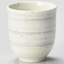 【まとめ買い10個セット品】和食器 キ382-058 うず粉引 グレー湯呑【ECJ】