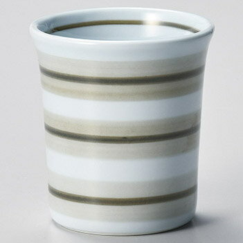 【まとめ買い10個セット品】和食器 ユ379-488 サビ駒筋 ストレート湯呑【ECJ】