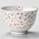 【まとめ買い10個セット品】和食器 ホ388-418 花の海(赤)煎茶【ECJ】