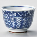 【まとめ買い10個セット品】和食器 チ390-048 ねじり花 大浜千茶【ECJ】