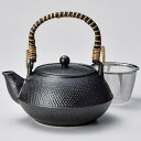 【まとめ買い10個セット品】和食器 ネ396-348 あられ土瓶鉄 黒【ECJ】