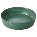 【まとめ買い10個セット品】和食器 ネ495-038 深緑切立中鉢【ECJ】